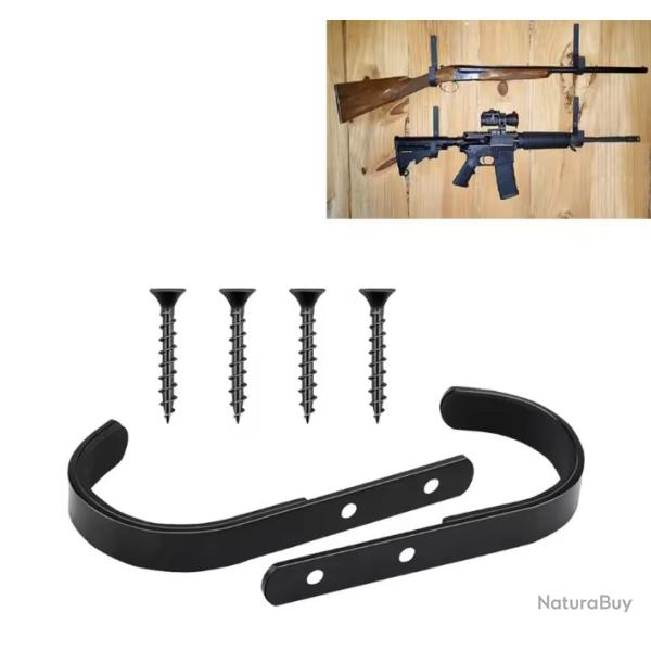 Porte Fusil Mural Noir - SKX INDUSTRIES