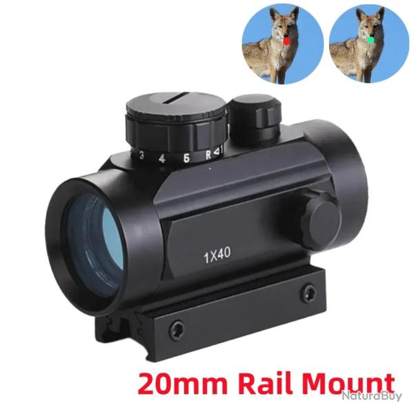 Lunette de vise optique compacte avec revtement complet -** 1x40 --20mm LIVRAISON GRATUITE !!