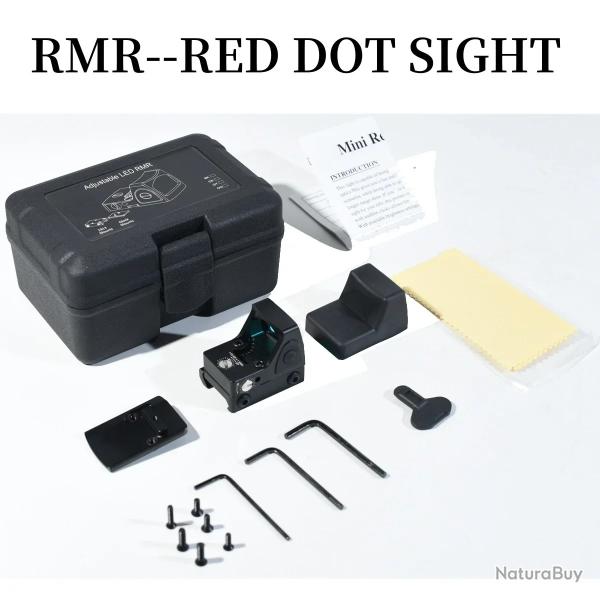 Lunette de vis�e � point rouge fonc� en m�tal -**Red Dot-BLACK