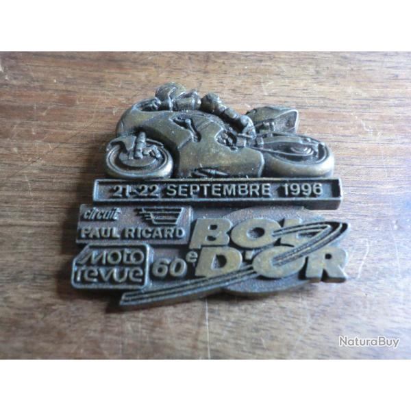 insigne broche m�tal  60 eme bold'or 1996  circuit paul ricard /AMC