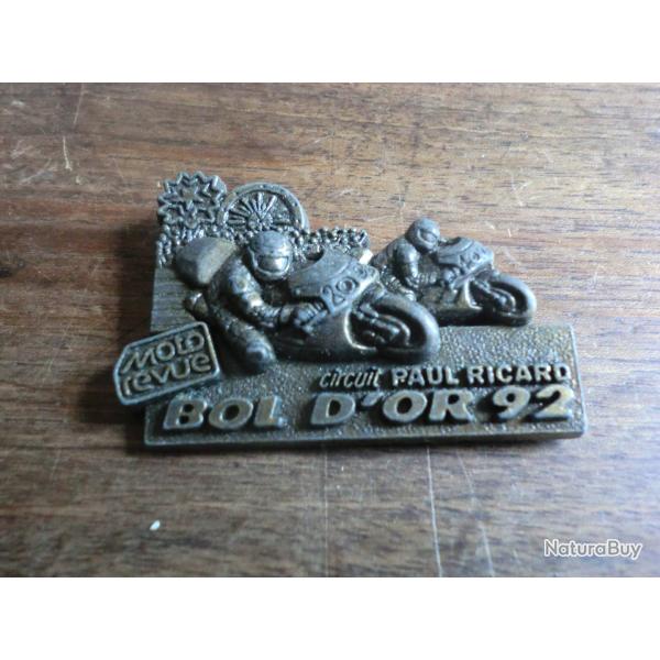 insigne broche m�tal  bold'or 92  circuit paul ricard