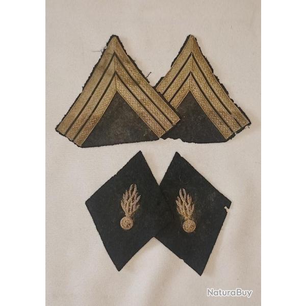 Insigne tissu Gendarmerie D�partemental 39/45 WW2