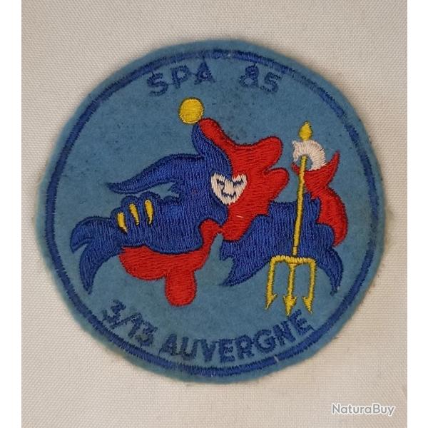 Insigne patch SPA 85 AUVERGNE 3/13 ann�es 80