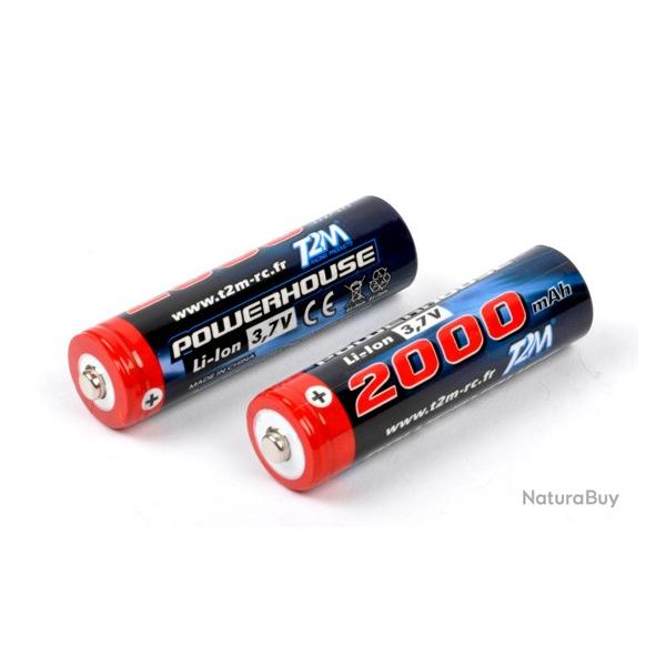 Accu Li-Ion 3.7V - 2000 mAh, par 2 | T2M (0000 2779)
