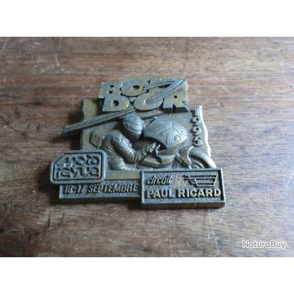 insigne broche bol d'or 1995  circuit paul ricard