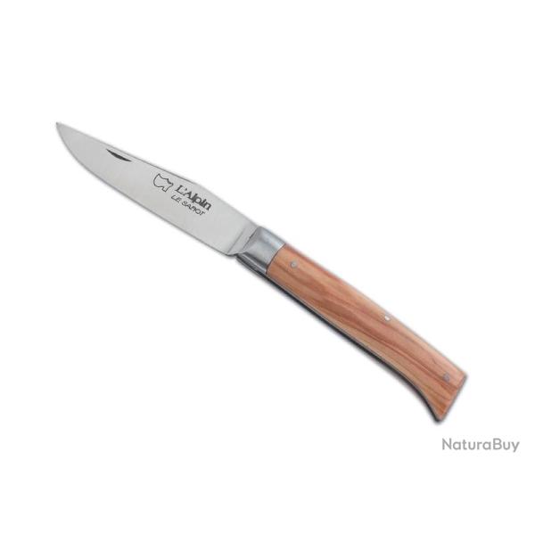 COUTEAU AU SABOT L'ALPIN 10CM OLIVIER