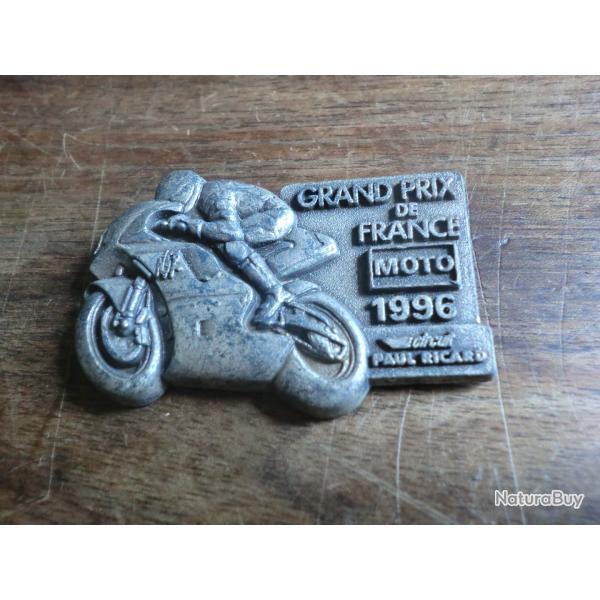 insigne broche m�tal  grand prix de france bol d'or 1996  circuit paul ricard