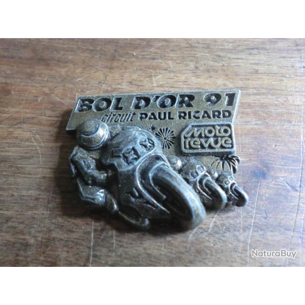 insigne broche m�tal  bol d'or 91  circuit paul ricard / AMC