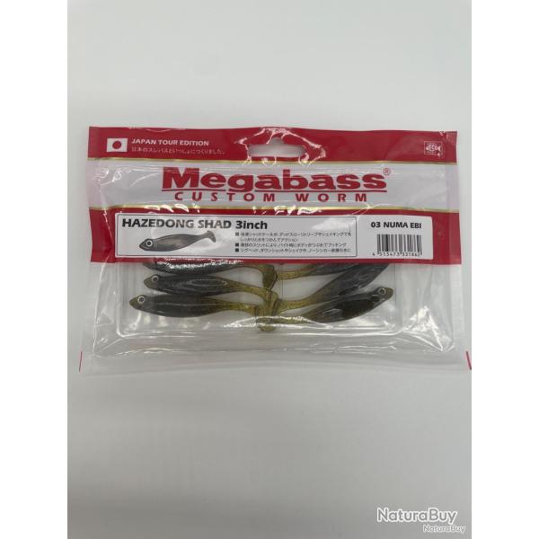 Leurre souple Megabass Hazedong Shad 3" numa ebi