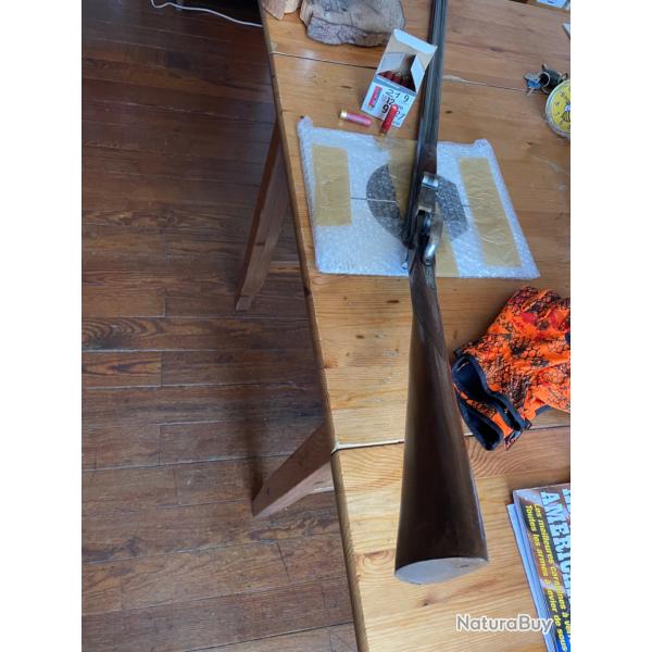 Fusil canons juxtapos� li�geois calibre 410/50 (12mm)