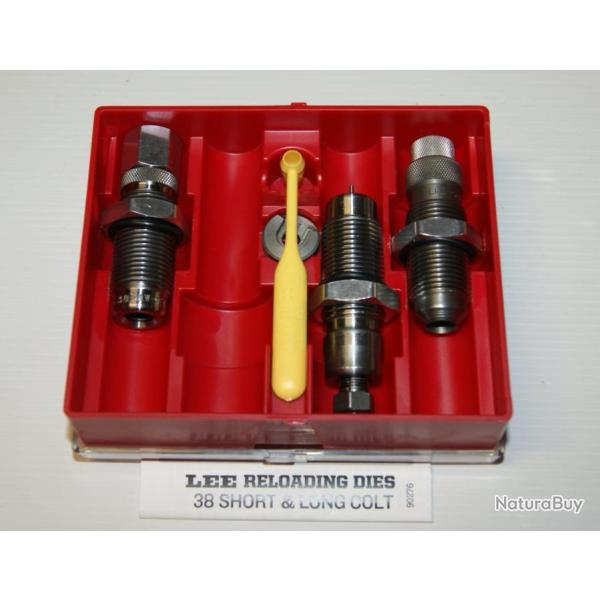 JEU D'OUTILS LEE 38 SHORT ET LONG COLT(en stock)