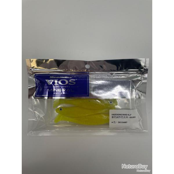 Leurre souple Megabass Hazedong Shad 4,2" do chart