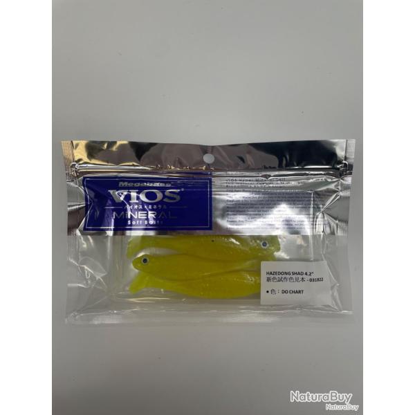 Leurre souple Megabass Hazedong Shad 4,2" do chart