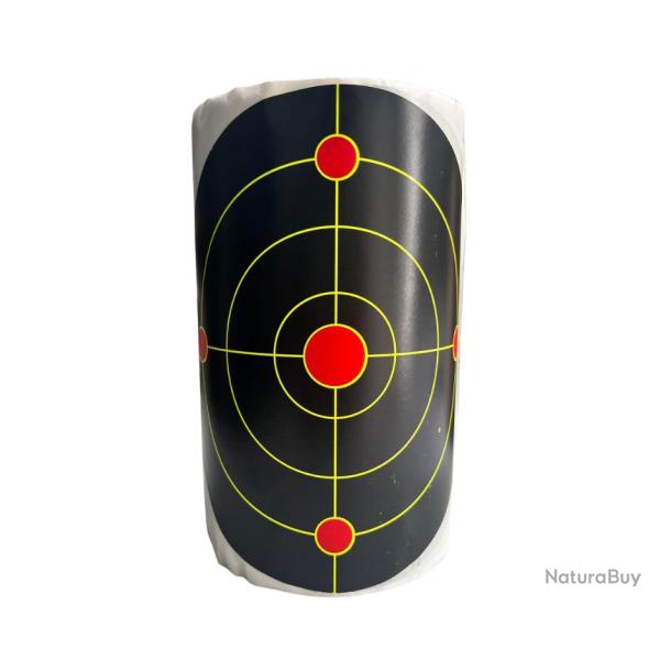 100 CIBLES ADHESIVES 12CM