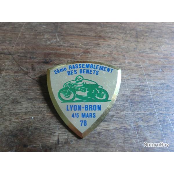 insigne broche 2eme rassemblement des genets lyon-bron 1978