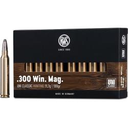 MUNITIONS RWS 300 WIN MAG UNI 180GR X20