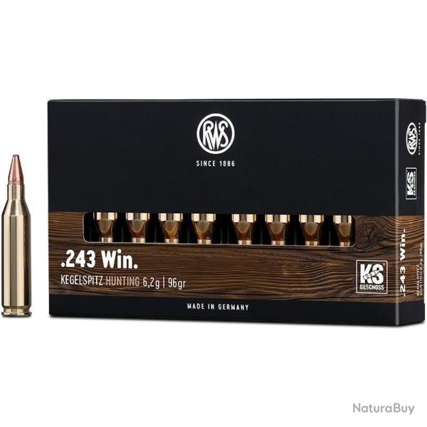 RWS 243WIN 96GR 6.2G KS