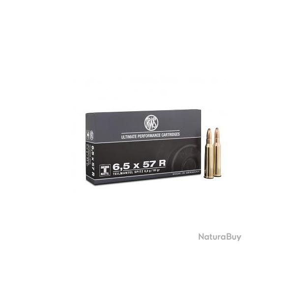 Munitions RWS 6.5x57R TMS 93gr x20