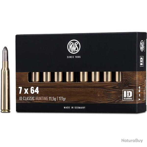 MUNITIONS RWS 7X64 ID 177GR X20
