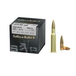 Munitions Sellier & Bellot 7.62x54R FMJ 180gr x50