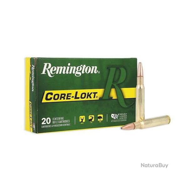 Munitions REMINGTON 30-06 Core-Lokt PSP 180gr x20