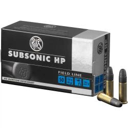 Munitions RWS 22lr Subsonic HP x50