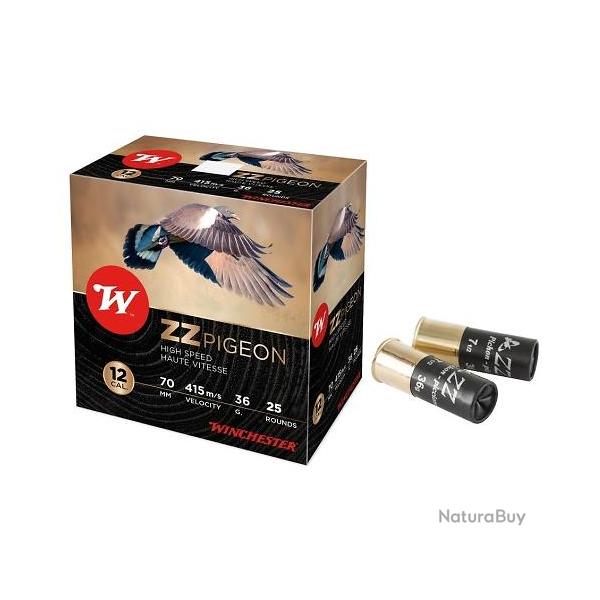 Cartouches WINCHESTER 12 70 ZZ Pigeon 36g x25