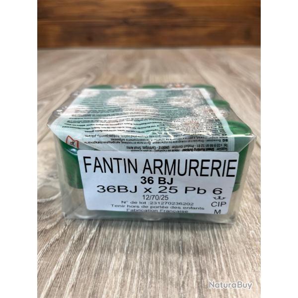 Cartouches FANTIN 12 70 25 36g BJ x25