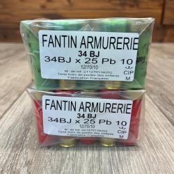 Cartouches FANTIN 12/70/10 34g BJ n&deg;10 x25