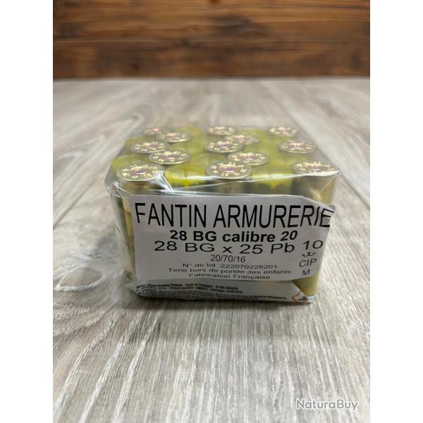 Cartouches FANTIN 20 70 16 28g BG x25