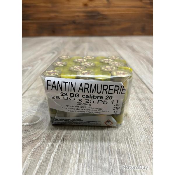 Cartouches FANTIN 20 70 16 28g BG x25