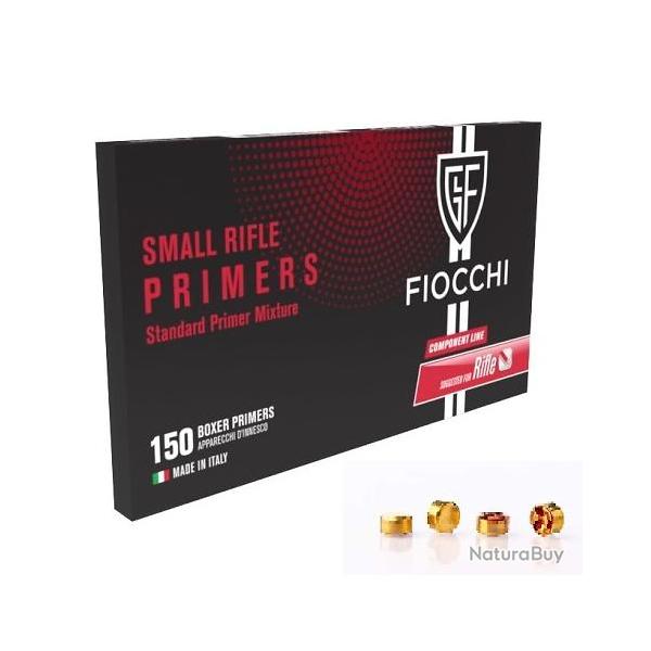 Amorces FIOCCHI Small Rifle Standard x150