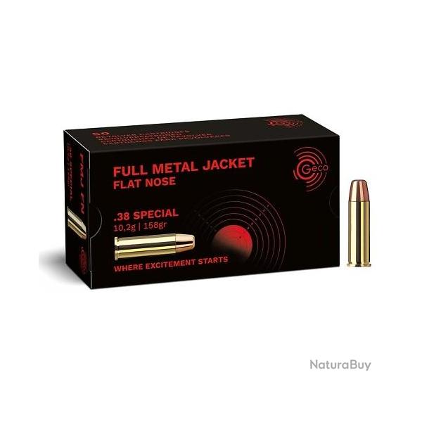 MUNITIONS GECO 38 SPECIAL FMJ X50