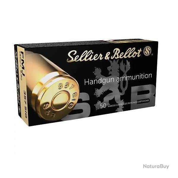 MUNITIONS SELLIER BELLOT 357 SIG FMJ