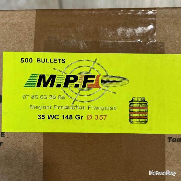 OGIVES MPF 38 WC 148GR PB X500