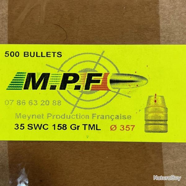OGIVES MPF 38 SWC 158 GR TML X500