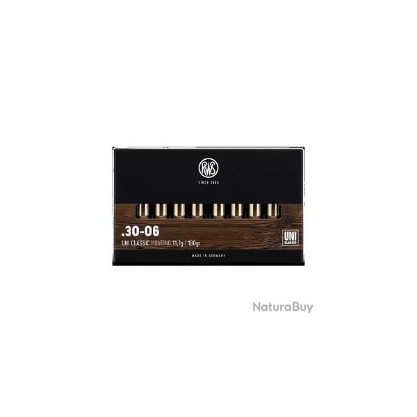 Munitions RWS 30-06 Uni Classic 180gr x20