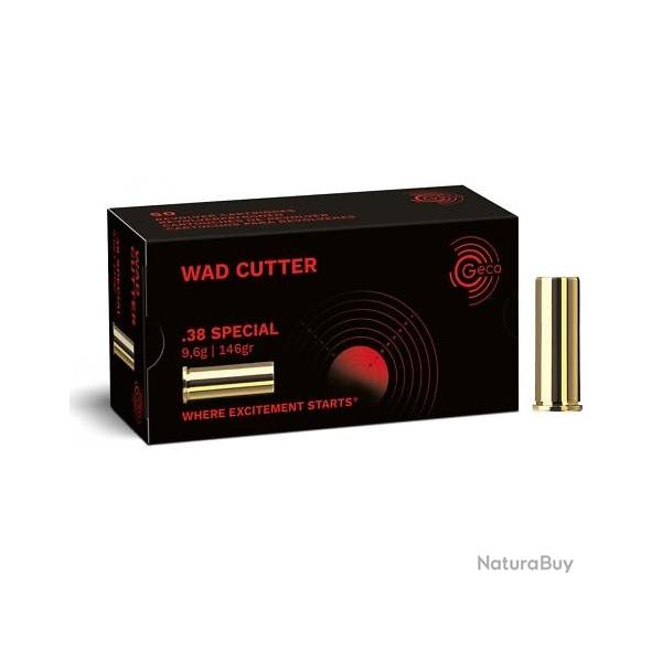 Munitions GECO 38 Special WC 148gr x 50