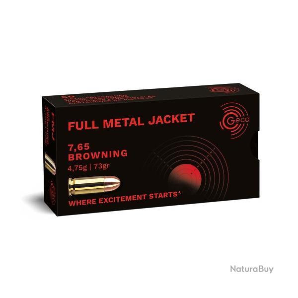 MUNITIONS GECO 7,65 / 32 ACP 73GR FMJ