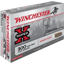 Munitions WINCHESTER 300 Win Mag Power Point 150gr x20