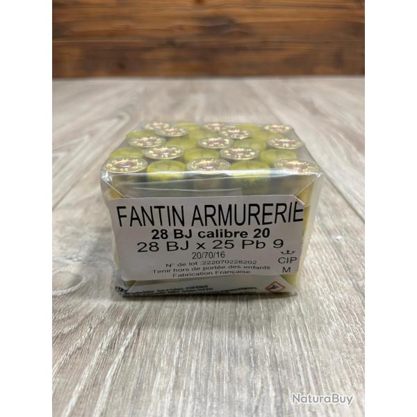 Cartouches FANTIN 20 70 16 28g BJ x25