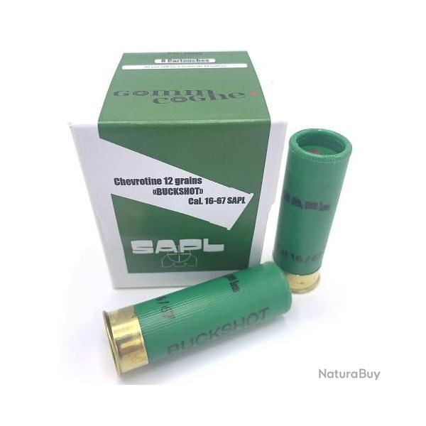 CARTOUCHES SAPL CHEVROTINE GOMM COGNE CAL.16/67 X6