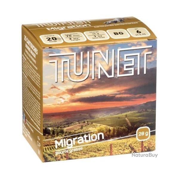 Cartouches TUNET 20 70 Migration 28g x25