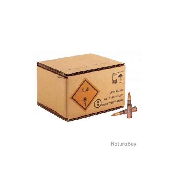 Munitions de surplus MSM 7.62x54R FMJ x250