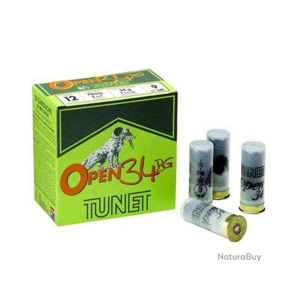 Cartouches TUNET 12/70 Open 34 BG n�9 x25