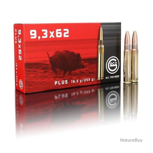 Munitions GECO 9.3x62 Plus 16.5g x20