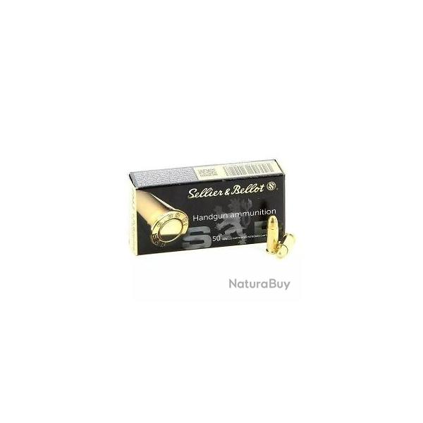 Munitions Sellier & Bellot 6.35 Browning (.25 ACP) FMJ 50gr x50