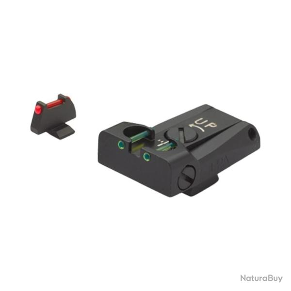 Hausse rglable et guidon LPA Fibre pour Beretta 8000 COUGAR/92A1/98A1