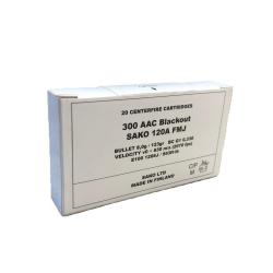 Munitions SAKO 300 BLK 123gr x20