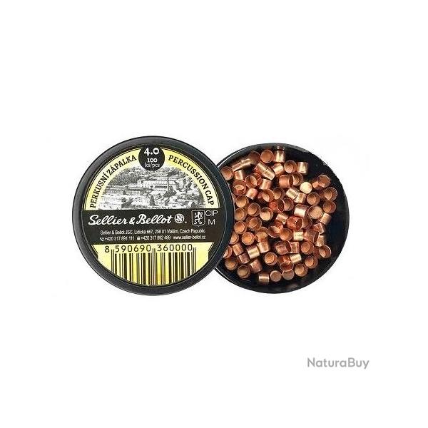 SELLIER BELLOT AMORCES POUDRE NOIR X100